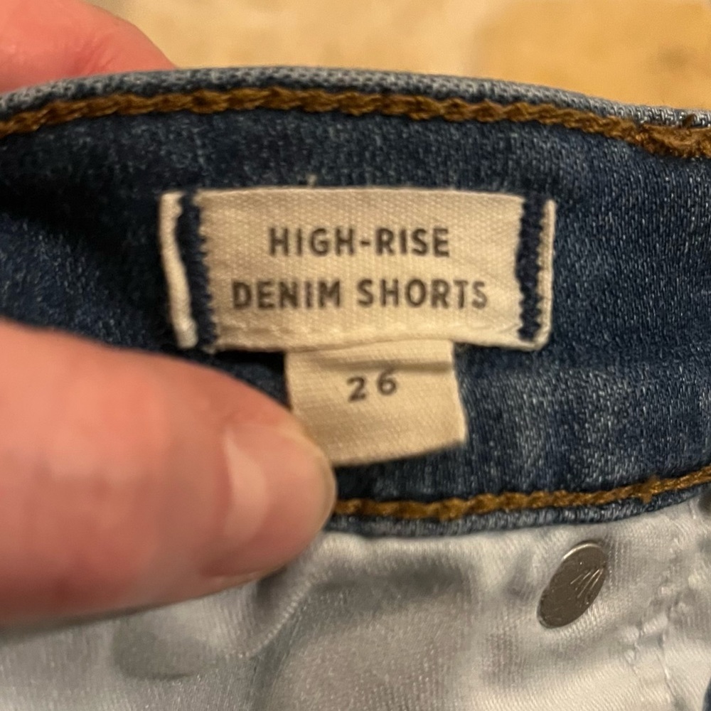 Madewell High-Rise Denim Shorts Size 26 - Picture 8 of 11